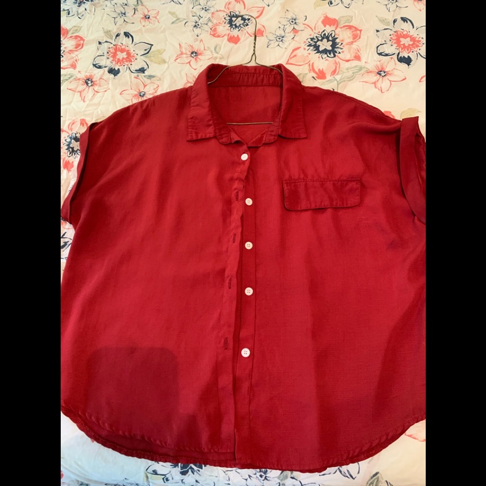 Red blouse